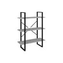 Bookshelf Concrete Grey 80 X 30 X 105 Cm Engineered Wood