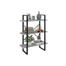 Bookshelf Concrete Grey 80 X 30 X 105 Cm Engineered Wood
