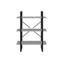 Bookshelf Concrete Grey 80 X 30 X 105 Cm Engineered Wood