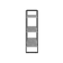 Bookshelf Concrete Grey 80 X 30 X 105 Cm Engineered Wood