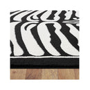 Boston Black Machine Knotted Rug