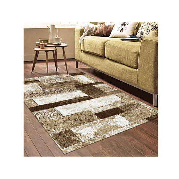 Boston Non Shedding Beige Rug