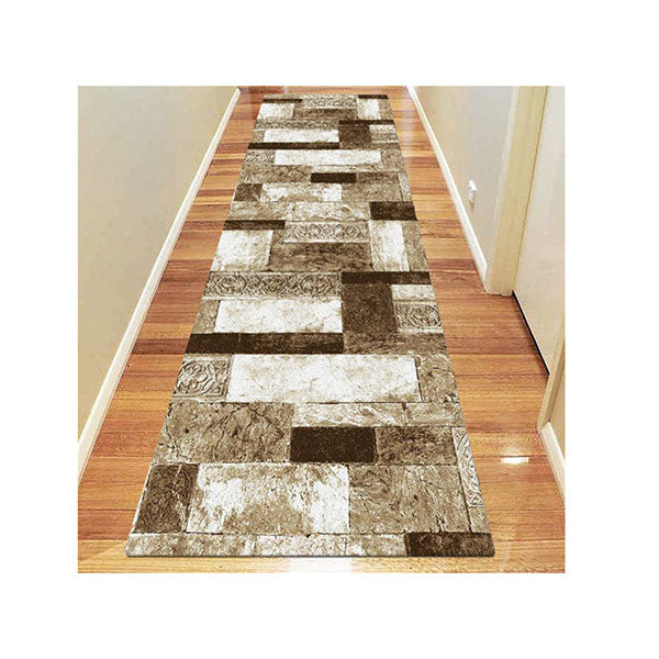 Boston Non Shedding Beige Rug