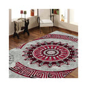Boston Red Hallway Runner Non Shedding Rug