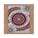 Boston Red Hallway Runner Non Shedding Rug