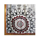 Boston Red Hallway Runner Non Shedding Rug