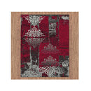 Boston Red Hallway Runner Rug