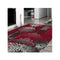 Boston Red Hallway Runner Rug