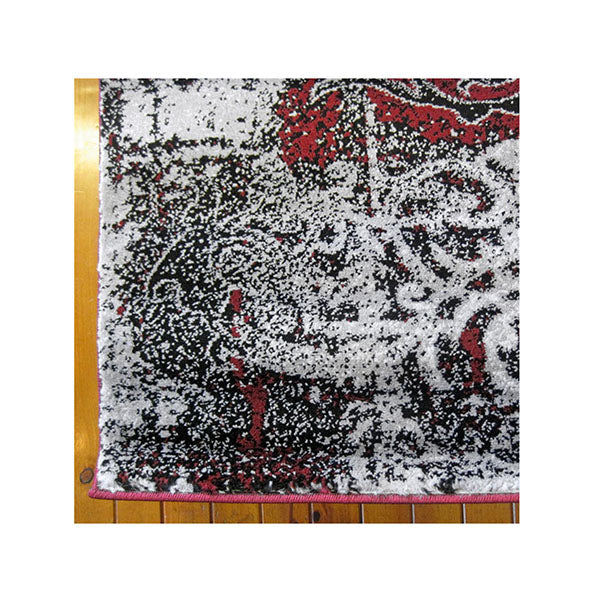 Boston Red Hallway Runner Rug