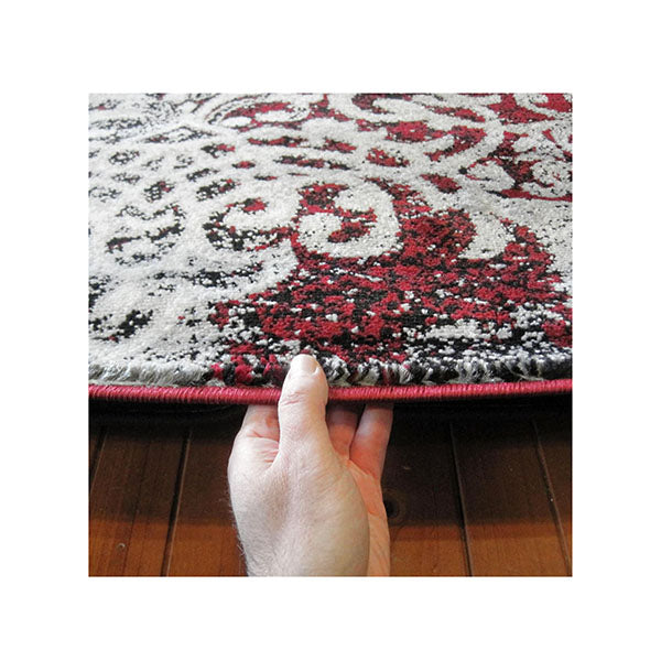 Boston Red Hallway Runner Rug