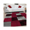 Boston Red Hallway Runner Rug 80x150Cm
