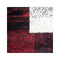 Boston Red Hallway Runner Rug 80x150Cm