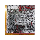 Boston Red Machine Knotted Rug