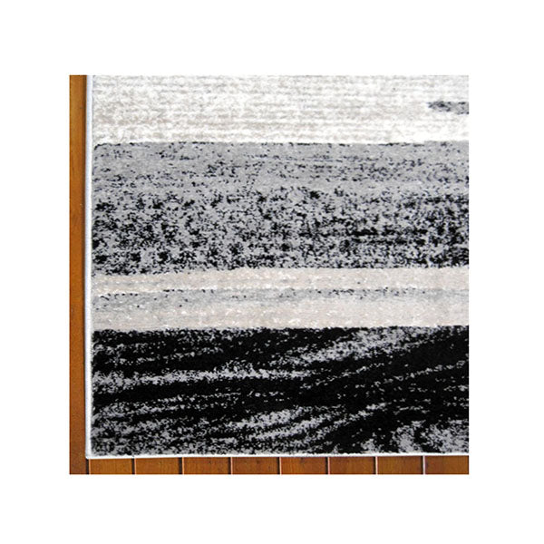 Boston Stain Resistant Grey Hallway Runner Rug