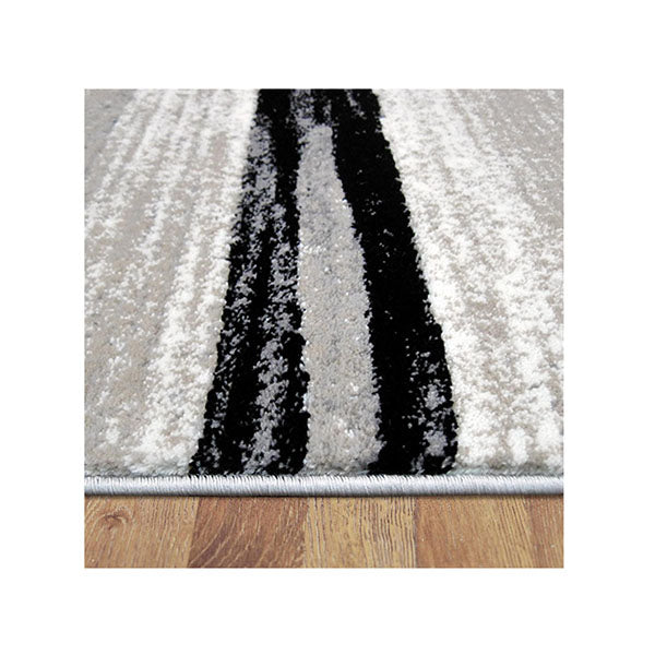 Boston Stain Resistant Grey Hallway Runner Rug
