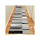 Boston Stain Resistant Grey Hallway Runner Rug
