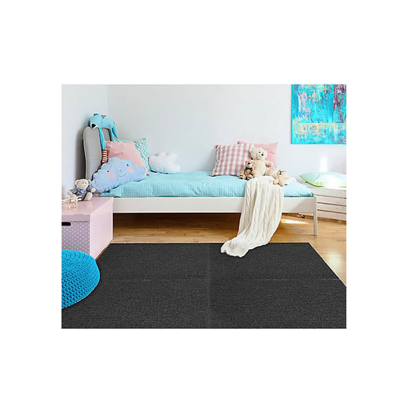Box Of Premium Carpet Tiles Commercial Heavy Use Flooring Black