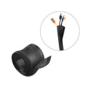 Brateck Flexible Cable Wrap Sleeve With Hook 1000 X 135Mm Black
