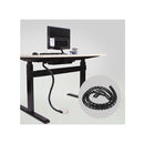 Brateck 15Mm Diameter Coiled Tube Cable Sleeve Black