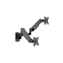 Brateck Dual Monitor Wall Mounted Gas Spring Monitor Arm