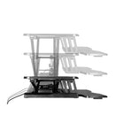 Brateck Electric Sit Stand Desk Converter With Keyboard Tray Deck