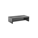 Brateck Particle Board Desktop Monitor Stand Additional Storage Black