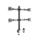 Brateck Quad Monitors Affordable Steel Articulating Monitor Arm