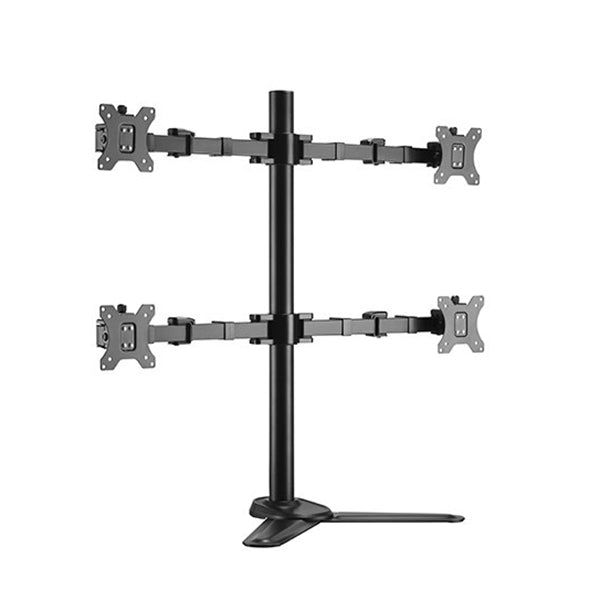 Brateck Quad Monitors Affordable Steel Articulating Monitor Stand