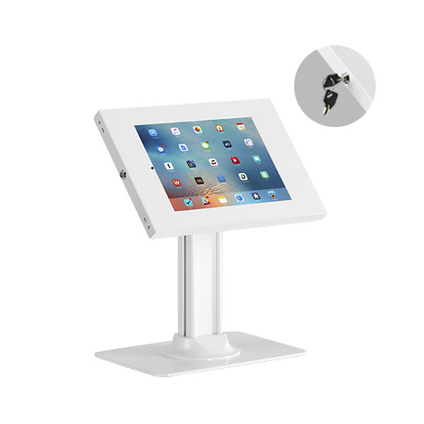 Brateck Anti Theft Countertop Tablet Holder With Bolt Matte White
