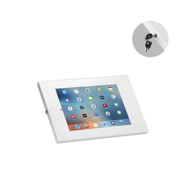 Brateck Anti Theft Wall Mounted Tablet Enclosure Matte White