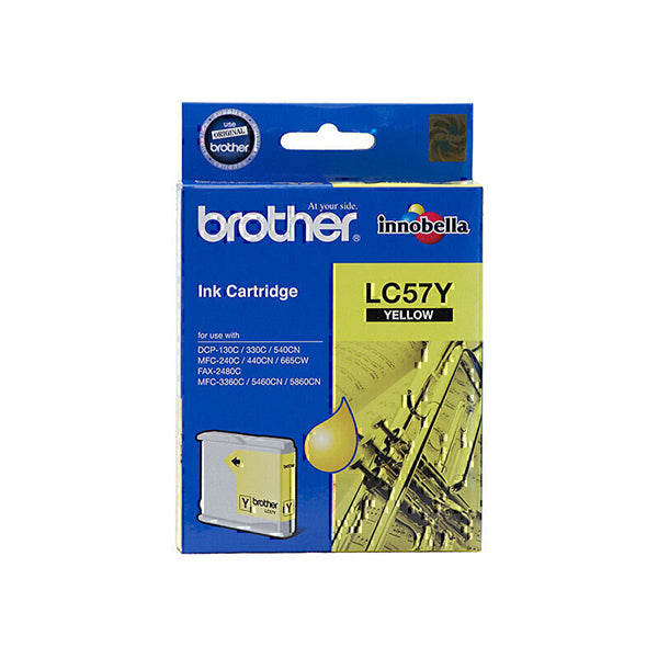 Brother Lc57 Yellow Ink Cart