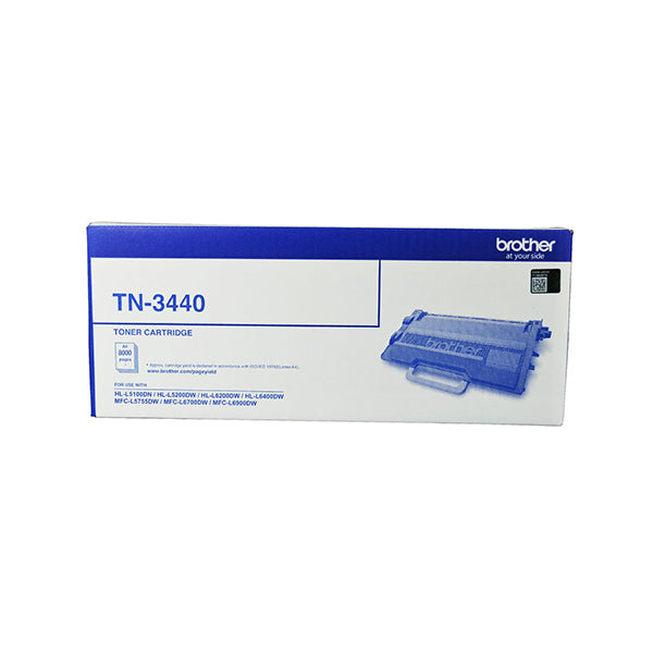 Brother Tn3440 Mono Laser Toner High Yield Up To 8000 Pages