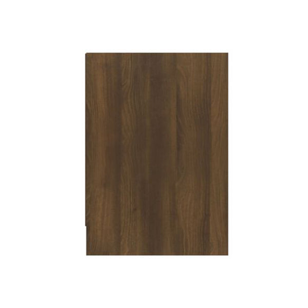 Brown Oak Engineered Wood Tv Cabinet