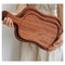 40Cm Brown Wooden Serving Tray