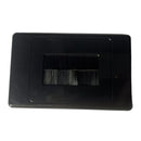 Brush Wall Plate Black