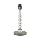 Brushed Chrome And Acrylic Lamp Base E27
