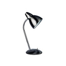 Brushed Chrome Classic Gooseneck Metal Task Lamp