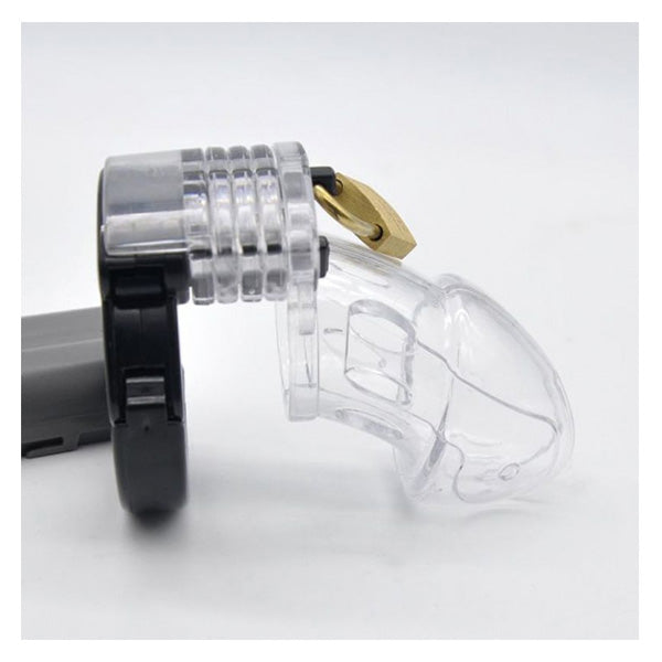 Brutus Alpha Chastity Cage Clear