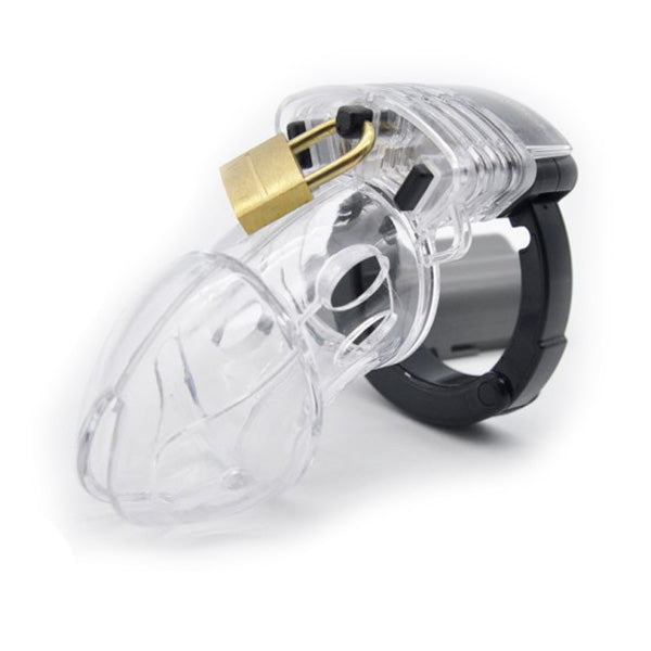 Brutus Alpha Chastity Cage Clear