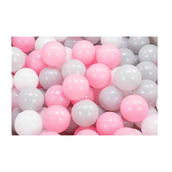 Kids Ball Pit With 200 Balls Multi Coloured Grey Pink