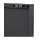 Buffet Sideboard Locker Metal Storage Cabinet Base Black