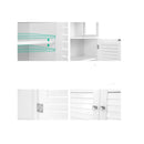 Buffet Sideboard Cabinet Kitchen Storage Cupboard Hallway White Shelf