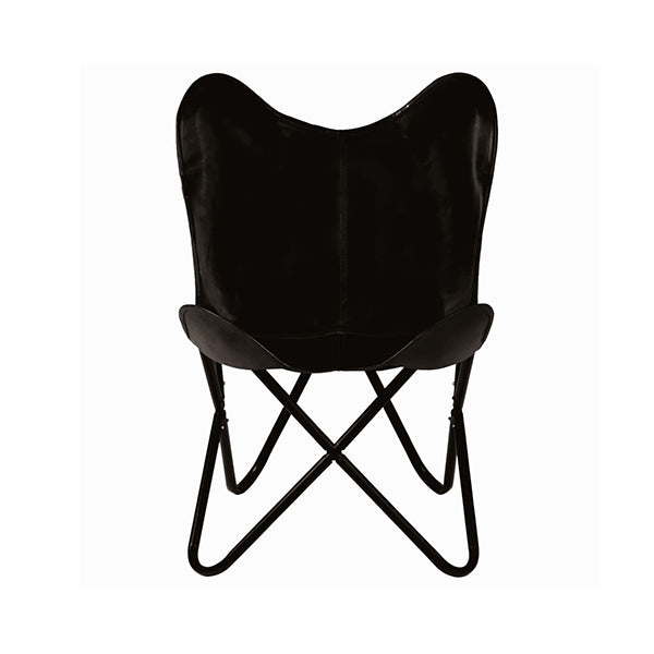 Butterfly Chair Real Leather Kids Size