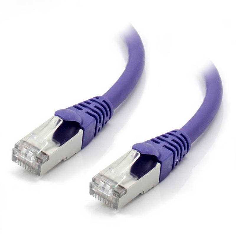 Alogic 5M Purple 10G Shielded Cat6A Lszh Network Cable
