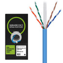 Serveredge Cat6A 305M Network Cable Utp Solid Pvc 23Awg Blue