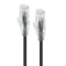 Alogic 3M Black Ultra Slim Cat6 Network Cable Utp 28Awg Series Alpha