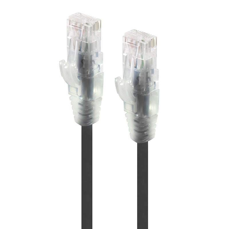 Alogic 3M Black Ultra Slim Cat6 Network Cable Utp 28Awg Series Alpha