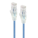 Alogic 050M Blue Ultra Slim Cat6 Network Cable Utp 28Awg Series Alpha