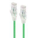 Alogic 030M Green Ultra Slim Cat6 Network Cable Utp 28Awg Series Alpha