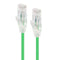 Alogic 030M Green Ultra Slim Cat6 Network Cable Utp 28Awg Series Alpha